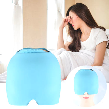 Relief Headgear Migraine Relief Cap Gel Ice Cap Cold Compress Therapy Cap Ice Head Wrap Pack Eye Mask for Pressure Relieve Pain
